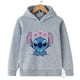 thumbnail image 3 of Ropa infantil con estampado creativo de Disney Stitch, sudaderas casuales de calle para niños y niñas, sudaderas deportivas al aire libre para niños de 3 a 14 años, 3 of 4