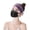 Purple, variant on VJGBEGW Women Elastic Button Turban Head Wrap Breathable Non Slip Sweat Resistant Yoga Workout Hair Band Purple