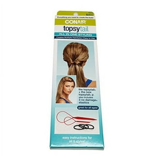 AHIER 8Pcs Topsy Tail Hair Tool, Topsy Tail, Hair Braid Accessories  Ponytail Maker, French Braid Tool Topsy Tail Loop Hair Kit (4 color)