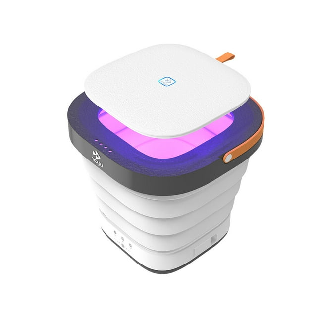 Youpin Moyu Machine à Laver Pliante XPB08-F1 Mini Machine à Lessive Portable Machine à Laver Cadeau pour la Maison le Voyage 220V