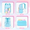 thumbnail image 6 of Gynky Kids Backpack for School 6-12, Large Capacity Lightweight School Backpacks for Girl for Elementary Preschool Middle,Blue, 6 of 7