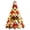 #06Z D, variant on DIY Quilted Christmas Tree Kit with Warm Glow Lights, Handmade Fabric Tabletop Holiday Decor with Character Topper for Mantel Shelf