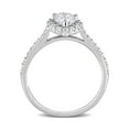 thumbnail image 4 of Everly Women's Created Moissanite Sterling Silver Engagement Ring, 4 of 6