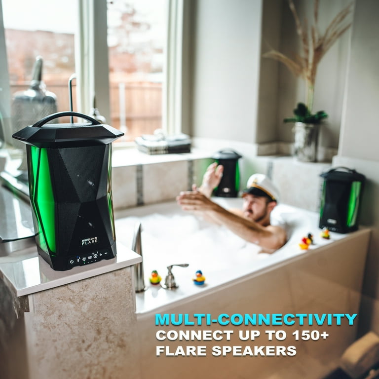 Nuvelon Flare Portable Wireless Bluetooth Speaker with Colorful