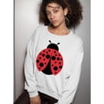 thumbnail image 2 of Cute Bug Art Sweatshirt Women -SPIdeals Designs, Female Medium, 2 of 4