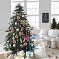 thumbnail image 4 of Happon Christmas Pine Cone Ornaments, 18 Pcs Pine Cone, Christmas Tree Snowflake Pine Cones Party Hanging Decoration, 4 of 6