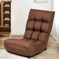 thumbnail image 3 of Costway Chaise de Sol Réglable à 4 Positions, Canapé Paresseux Pliant, Causeuse Coussinée, Chaise Longue, Nouveau, 3 of 10