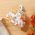 thumbnail image 5 of Infant Baby Girl First Halloween Outfit Toddler Girls Thanksgiving Cute Pumpkin Clothes Set for 6-9 Months, 5 of 7