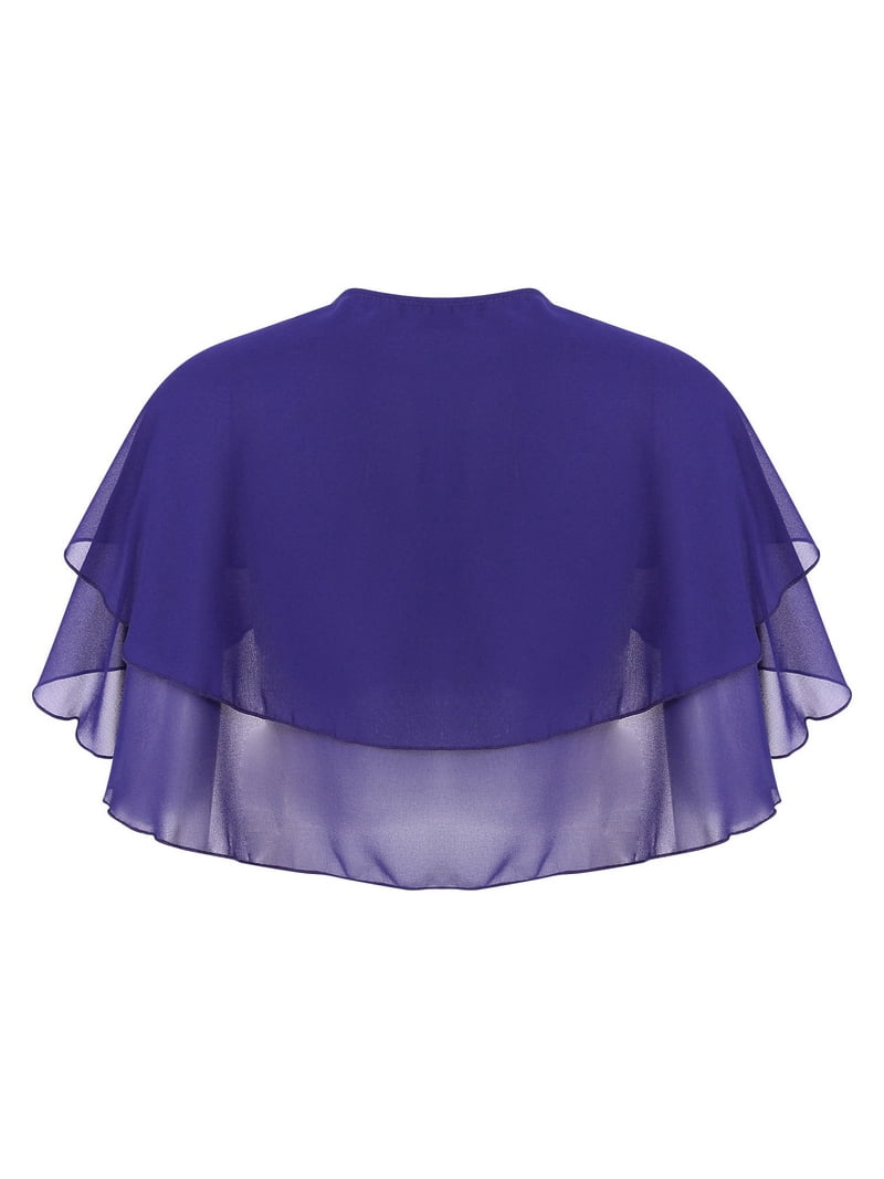 TTAO Womens Soft Chiffon Shawl Wraps Shrug for Evening Dress