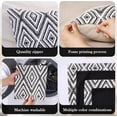 thumbnail image 4 of SUSIELADY Throw Pillow Covers Set of 4, 18"x18" Linen Decorative Square Couch Sofa Cushions, Accent Home Decor, Living Room, Bedroom, Chair, Black, 4 of 7