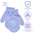thumbnail image 3 of Set de gorro y guantes de invierno Disney Frozen para niñas de 2 a 4 años, 3 of 7