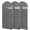 Gray, variant on Kimmama Hanging Clothes Garment Bags, 65"Dress Bags for Gowns, Black, 2-Pack
