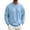 AB02_Blue, variant on Crew Neck Sweatshirts Men Winter Warm Top Soft Ribbed Cuffs Pullover Fashion Solid Color Sweatshirt Light Purple M
