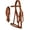 Light, variant on Pony Size English Browband Headstall w/ Reins (Dark)