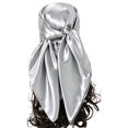 thumbnail image 2 of Head Scarf Bandanas for Women Workout Thick Soft Womens Fashion Solid Color Women Turbans Wide Cloth Non Slip,Gray,One Size, 2 of 4