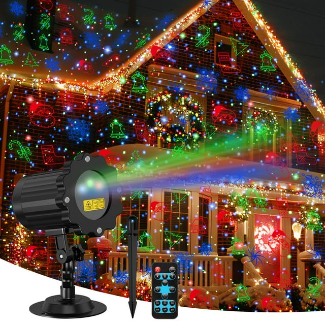 Proyector láser navideño, luces ENJOY PET, 3 colores RGB