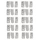 thumbnail image 1 of 10 soportes de esquina de acero inoxidable para marcos de fotos, duraderos, con 40 tornillos M4 x 20., 1 of 5