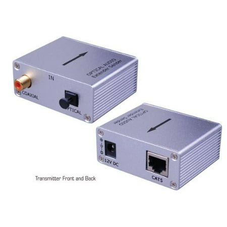 Digital Audio Cat5 Extender - Vanco 280531 Digital Audio Over Cat5e/Cat6 Cable Extender