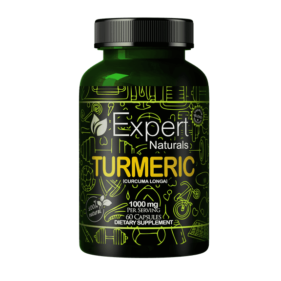 Expert Naturals Turmeric 1000mg  60 Capsules