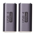 thumbnail image 2 of USB C Male A USB C Conector de Ángulo Recto Hembra, 100W Carga Rápida 40 Gbps 8K Salida de Video USB C 90 Grados Adaptador Portable PARA CUADERNOS Para Teléfonos Móviles, 2 of 7