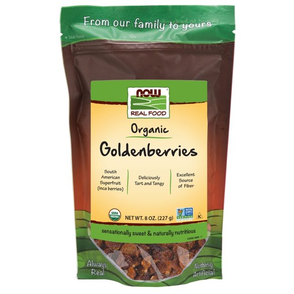 NOW Foods - NOW Real Food Organic Goldenberries - 8 oz.