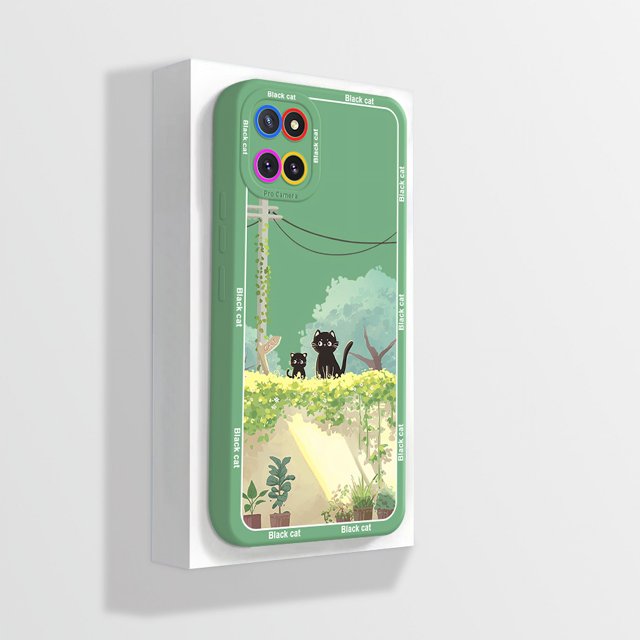 Silicone Case For Samsung Galaxy Note 10 Note10 Lite Cover Cute Panda Liquid Fundas For Samsung Note 10 Lite SM-N770F Phone Case GreenA06 For Note 10 Lite