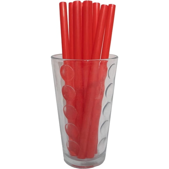 Pack of 250 Bubble Tea Straws, 8.5" x 0.50", Unwrapped Plastic
