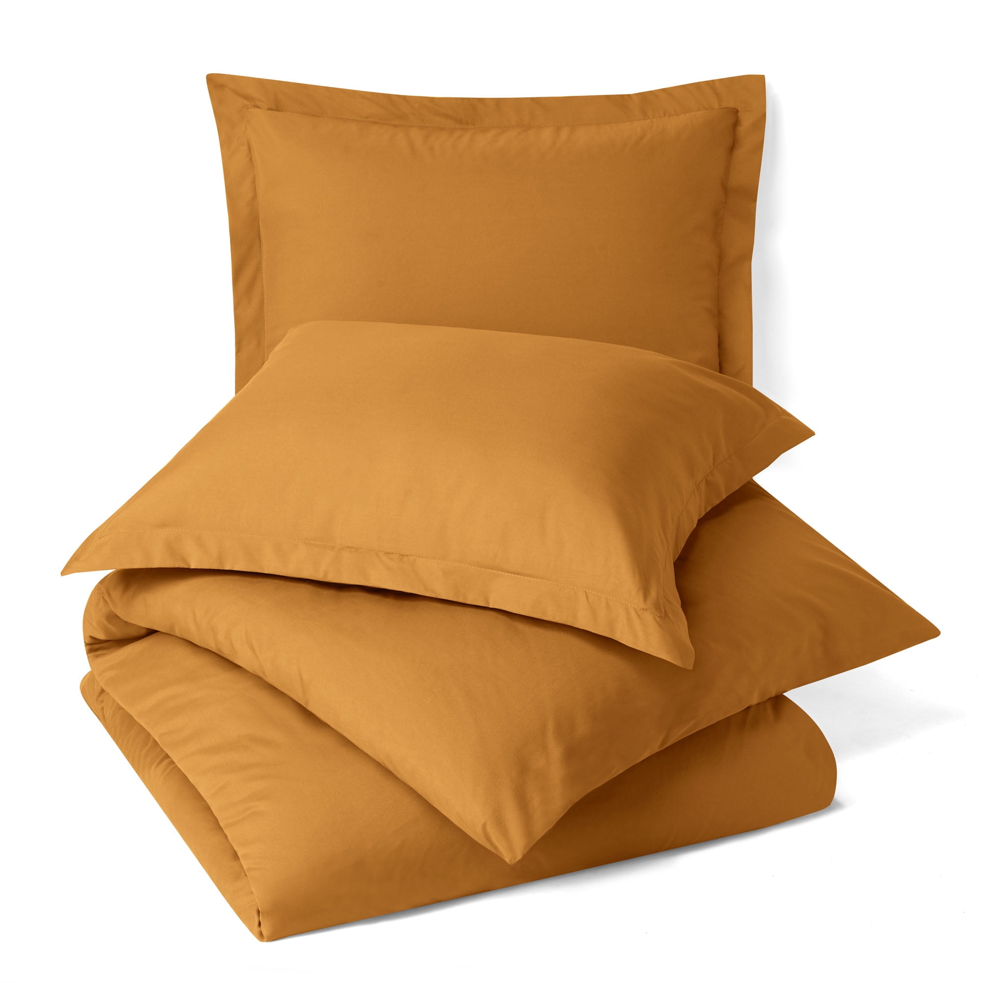 Hearth & Harbor 3-Piece Mocha Brown Duvet Cover Set, Full