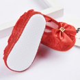 thumbnail image 4 of Baby Girls Mary Jane Flats with Bowknot Non-Slip Toddler First Walkers Princess Dress Shoes Infant Shoes 0 - 18 Months, 4 of 5