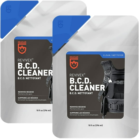 Gear Aid Revivex 10 oz. B.C.D. Cleaner and Conditioner - 2-Pack
