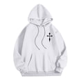 thumbnail image 5 of MHFRRA Sudadera con Capucha y Estampado Gráfico de Moda para Uso Informal y Actividades Al Aire Libre Blanco, 5 of 5