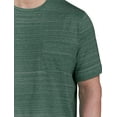 thumbnail image 2 of Harbor Bay by DXL Men's Big and Tall Space Dye Pocket T-Shirt, Burgundy, 1XL, 2 of 7