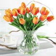 thumbnail image 4 of 20 flores de tulipán artificiales de tacto real, ramos de boda de tulipán falso, 4 of 5