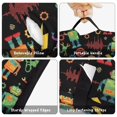 thumbnail image 6 of Robot and Lightning Black Pattern Teens Toddler Nap Mat with Pillow, Sleeping Mat Bag for Preschool Daycare 50"x20", 6 of 6