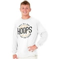 thumbnail image 3 of Basketball Hoops Jock Ball All Day Men's Long Sleeve Tee T Shirt Brisco Brands M, 3 of 6