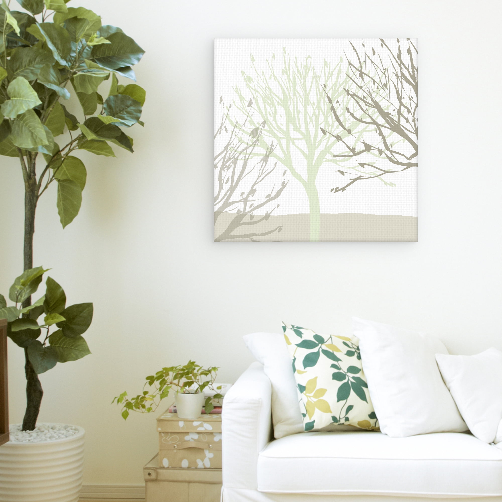 Snow Tree II by Sarah Cheyne Canvas Art Print