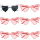 thumbnail image 1 of Gafas de sol para despedida de soltera, decoración para bodas, despedidas de soltera, suministros para despedidas de soltera, regalo para la futura dama de honor, gafas con forma de corazón, 1 of 5