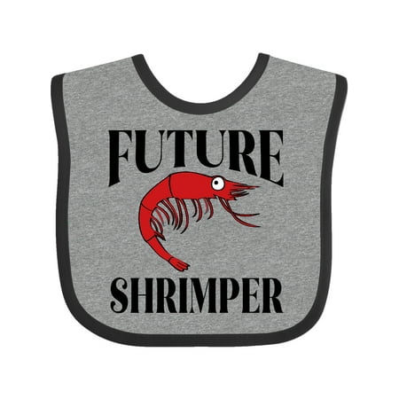

Inktastic Future Shrimper Outfit Gift Baby Boy or Baby Girl Bib