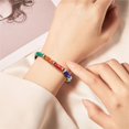 thumbnail image 4 of SUSHANG Natural Stone Hand-Woven Bracelet Colorful Natural Stone Beaded Bracelet Sweet Gift Crystal Bracelet Is The for Friends Boys and Girls Let Crystal Bracelet Witness Your Beautiful Friendship, 4 of 9