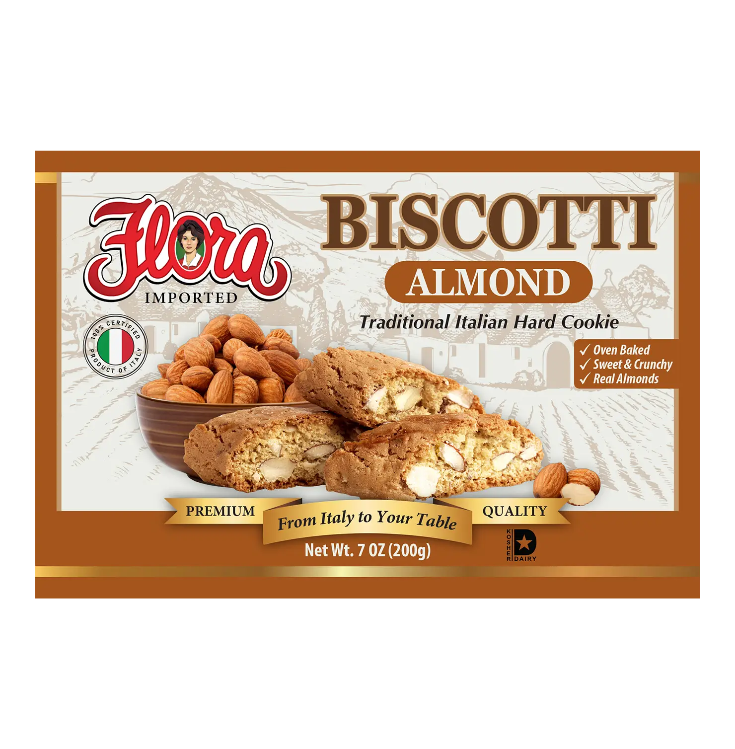 (3 pack) Almond Biscotti