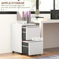 thumbnail image 4 of Vinsetto Steel File Cabinet with Lock Hanging Bar for Letter A4 Legal Size, 4 of 10