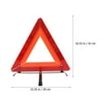 thumbnail image 2 of OULII Car Safety Signs Plastic Reflective 1 Set for Vehicle Breakdown Support, 2 of 8