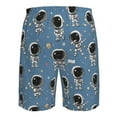 thumbnail image 6 of Naloa Astronaut Men's Beach Shorts, Surfing shorts, Swim trunks, Quick Dry Swim Trunks for Surfing Beach Fun - Medium, 6 of 9