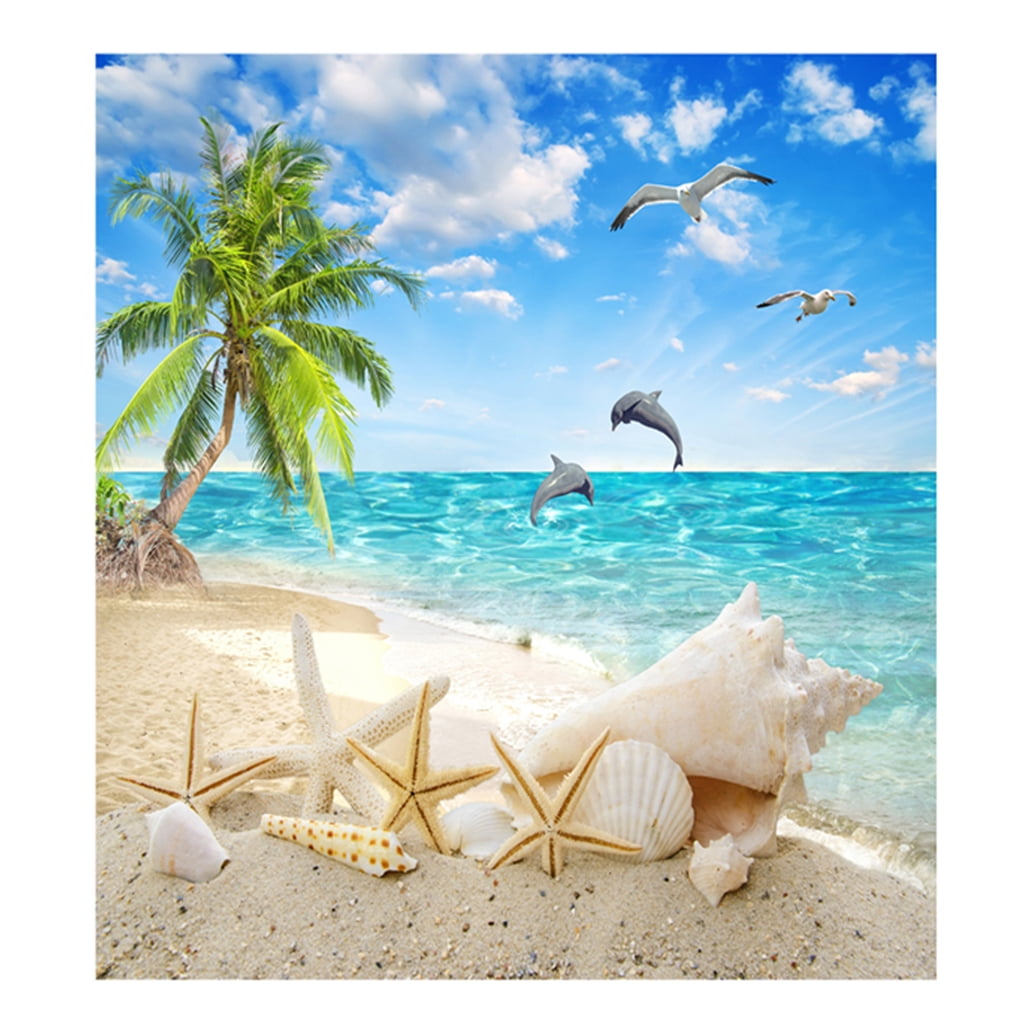 Modern Hanging Tapestry Beach Towel Seascape Series Wall Decor Home Ornament 