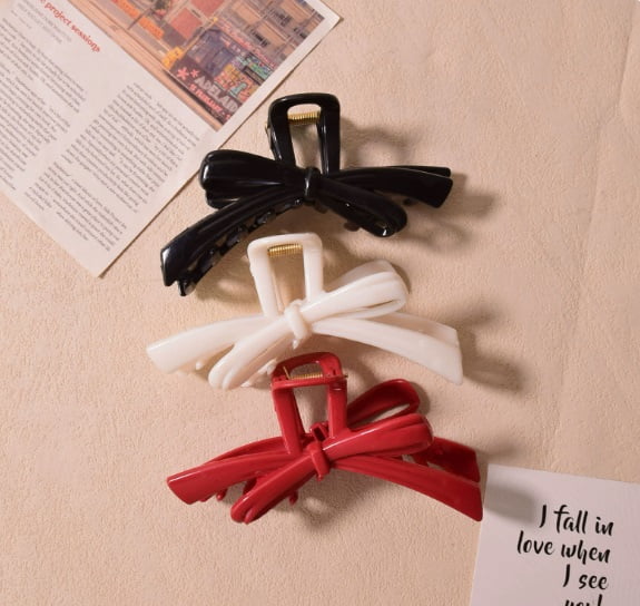 Colorful Shark Clips - Set of 5, Strong Grip for Thick Hair, Elegant Design for Everyday Use