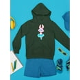thumbnail image 3 of Bunny Ballerina Hoodie Juniors -Image by Shutterstock,  Small, 3 of 4
