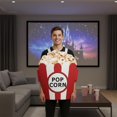 thumbnail image 4 of Hsqqdc Adults Funny Food Print Outfit Set,One Size for Men Women(Hot Dog) (Popcorn), 4 of 7