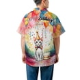 thumbnail image 5 of Happy Birthday to Manx Kitten Party Balloons Cake Hawaiian Shirt Breathable Summer Unisex Merch Cat Lover Kitten Owner Gifts - 00027, 5 of 6