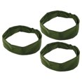 thumbnail image 1 of 3 diademas deportivas para hombres y mujeres, bandas antideslizantes para el cabello, bandas para la cabeza para correr sudor para deportes de fitness, verde militar, 1 of 7