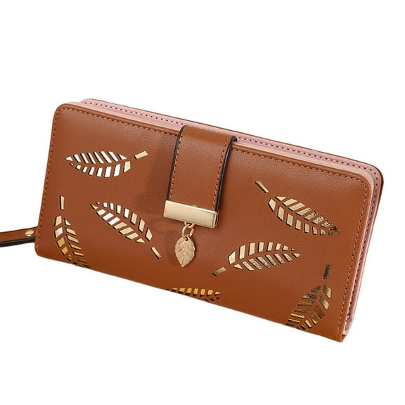 GASTROPOD Tote Bag,Slim Wallet Pursesfor Women,Luxury Handbag Womens Wallets Leather,Brown